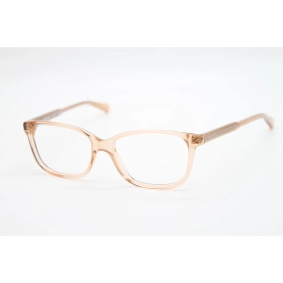 COACH HC6143 5561 CAT EYE TRANSPARENT CHAMPAGNE EYEGLASSES FRAMES 52-15-140 - Picture 1 of 3